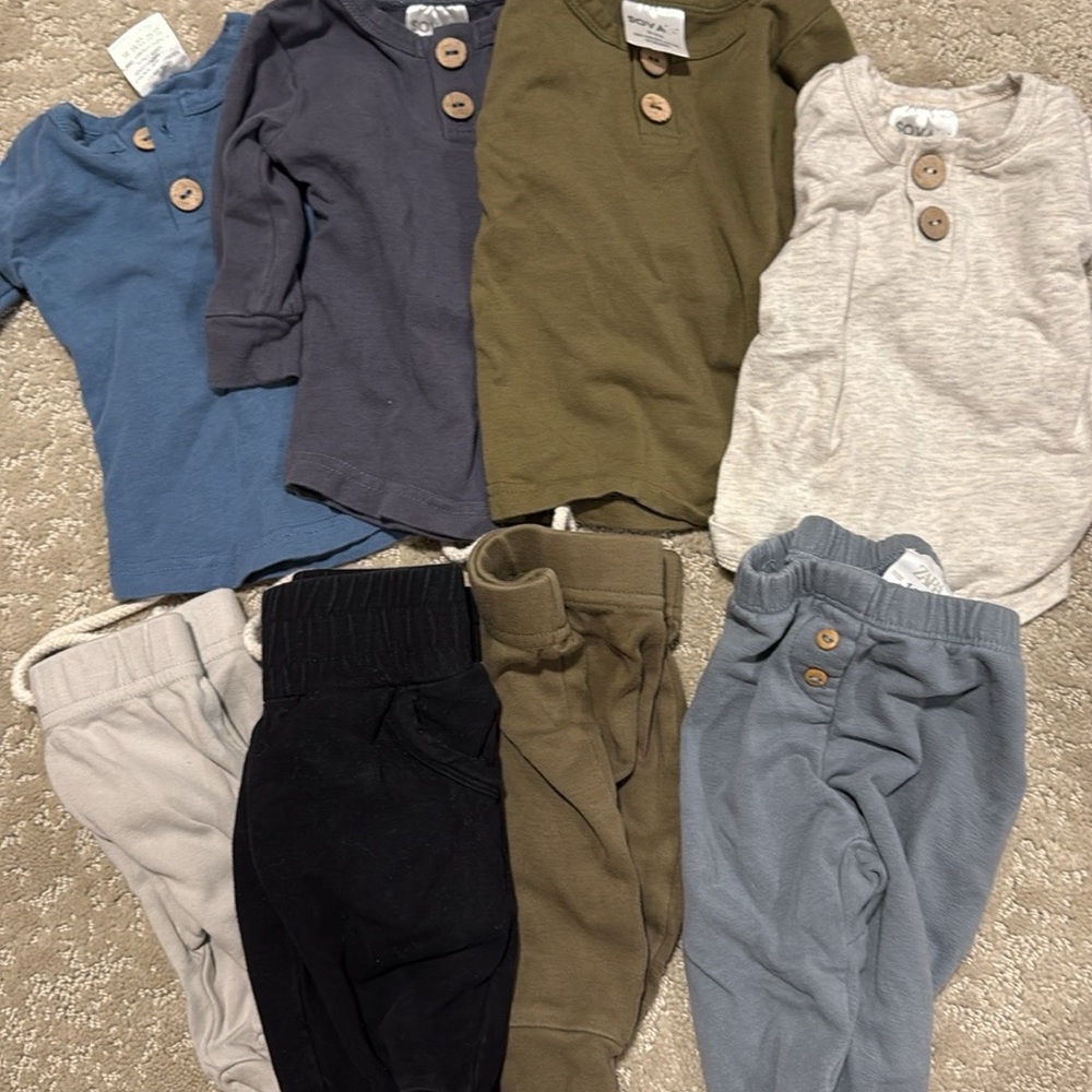Sova sets..(blue bottoms Zara)